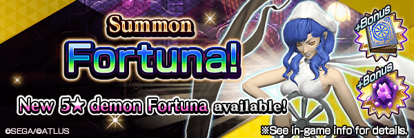 Summon the new 5★ demon Fortuna! Fortuna Summons Incoming!