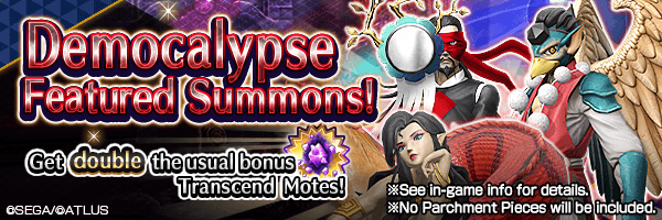Summon powerful Demons to help you conquer Democalypse! Democalypse Featured Summons Incoming!