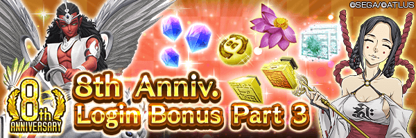 8周年ログイン 第3弾