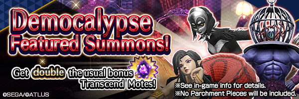 Summon powerful Demons to help you conquer Democalypse! Democalypse Featured Summons Incoming!