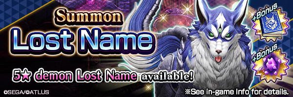 A chance to summon 5★Lost Name!Lost Name Summons Incoming!