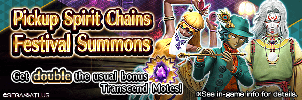 Summon Rare Demons! Pickup Spirit Chains Festival Summons Incoming!
