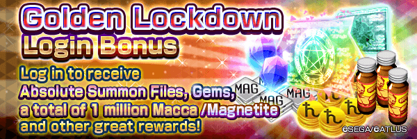 Golden Lockdown: Get Absolute Summon Files, Gems and other great rewards with the 