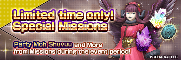 Get a Party Moh Shuvuu! Limited Time Only! Special Missions Incoming!