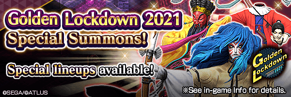 Golden Lockdown 2021: Rare demons available in Special Gem Summon and Special Absolute Summon!