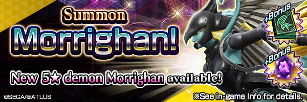 Summon the new 5★ demon Morrighan!