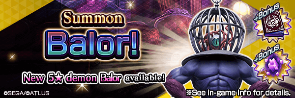 Summon the new 5★ demon Balor! Balor Summons Incoming!