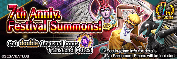  [7th Anniv.] Summon the new 5★ demon Peri! 7th Anniv. Festival Summons Incoming!