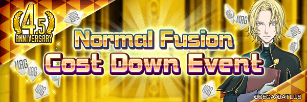 [4.5 Year Anniv.] All Fusion for 4★/5★ demons is applicable! Fusion Cost Down Event Coming Soon!
