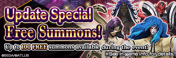 [Update Commemorative] Summon up to 100 times for FREE! 