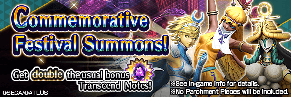 Summon Rare Demons! Commemorative Festival Summons Incoming!
