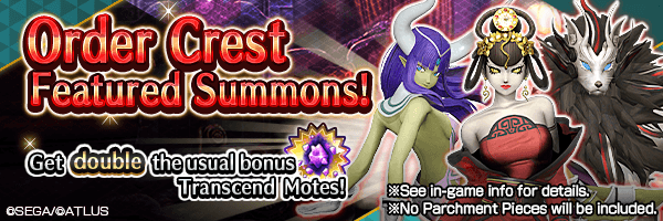 Featuring demons that can be engraved with an Order Crest! 