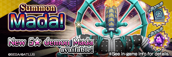 Summon the new 5★ demon Mada!