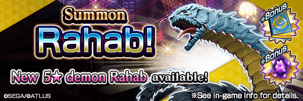 Summon the new 5★ demon Rahab!