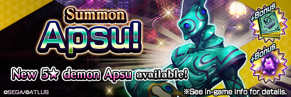 Summon the new 5★ demon Apsu!