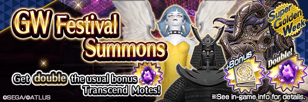 [5/14 19:00 Update][Super GW]Summon Rare Demons! GW Festival Summons ＆ GW 2026 Summon Incoming!