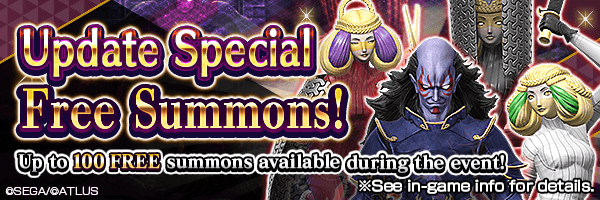 [Update Commemorative] Summon up to 100 times for FREE! 