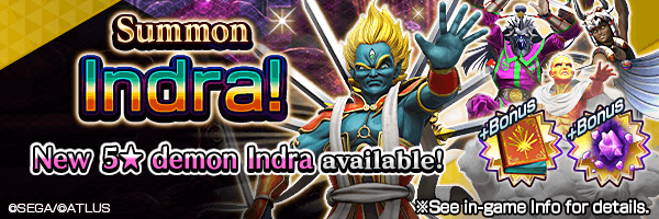 Summon the new 5★ demon Indra!