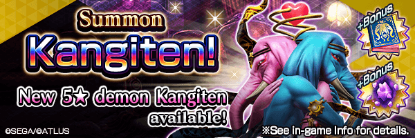 Summon the new 5★ demon Kangiten!