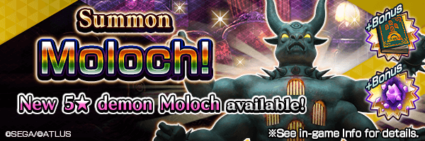 Summon the new 5★ demon Moloch!