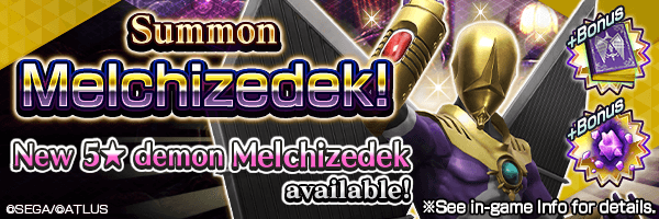 [11/16 Update]Summon the new 5★ demon Melchizedek!