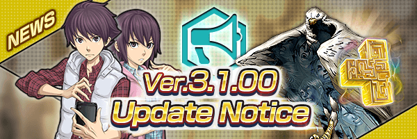 [Added 4/2 5:25] Ver.3.1.00 Update info