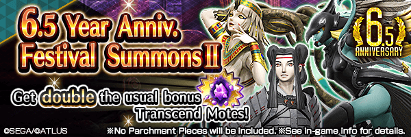 Summon Rare Demons! 6.5 Year Anniv. Festival Summons Ⅱ Incoming!