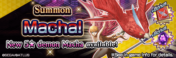 Summon the new 5★ demon Macha! Macha Summons Incoming! 